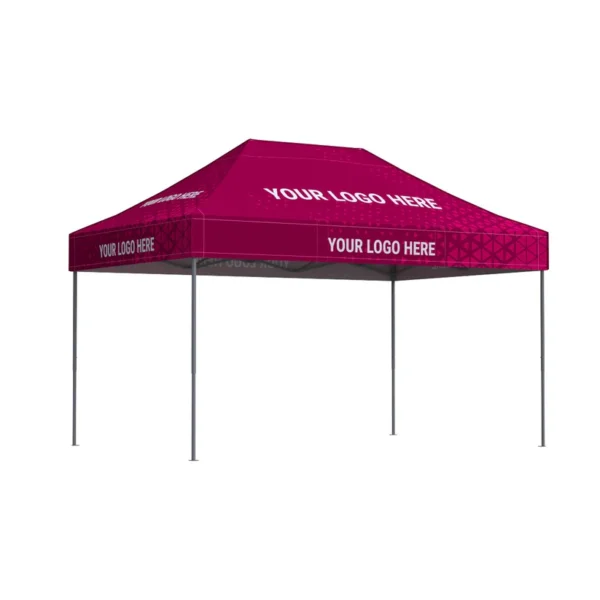 Nůžkový stan 3x4,5 Octa Pro LED s celopotiskem: Polyester